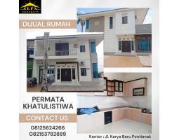 Dijual Rumah Permata Khatulistiwa LT340 LB264 SHM 4KT 3KM - Kota Pontianak Kalimantan Barat