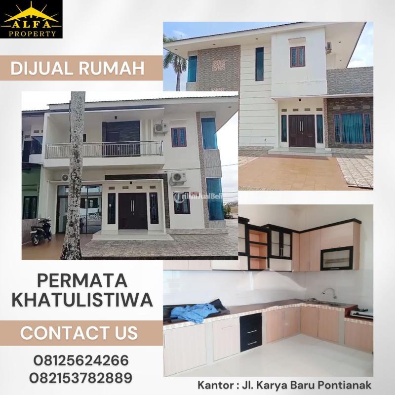 Dijual Rumah Permata Khatulistiwa LT340 LB264 SHM 4KT 3KM - Kota Pontianak Kalimantan Barat