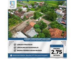 Dijual Tanah Kavling Luas 89m2 SHM Pekarangan Harga Terjangkau Di Wedomartani - Sleman Yogyakarta