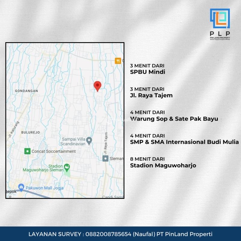 Dijual Tanah Kavling Luas 89m2 SHM Pekarangan Harga Terjangkau Di Wedomartani - Sleman Yogyakarta