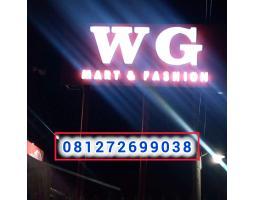 Jasa Pembuatan Neon Box Custom - Bima NTB