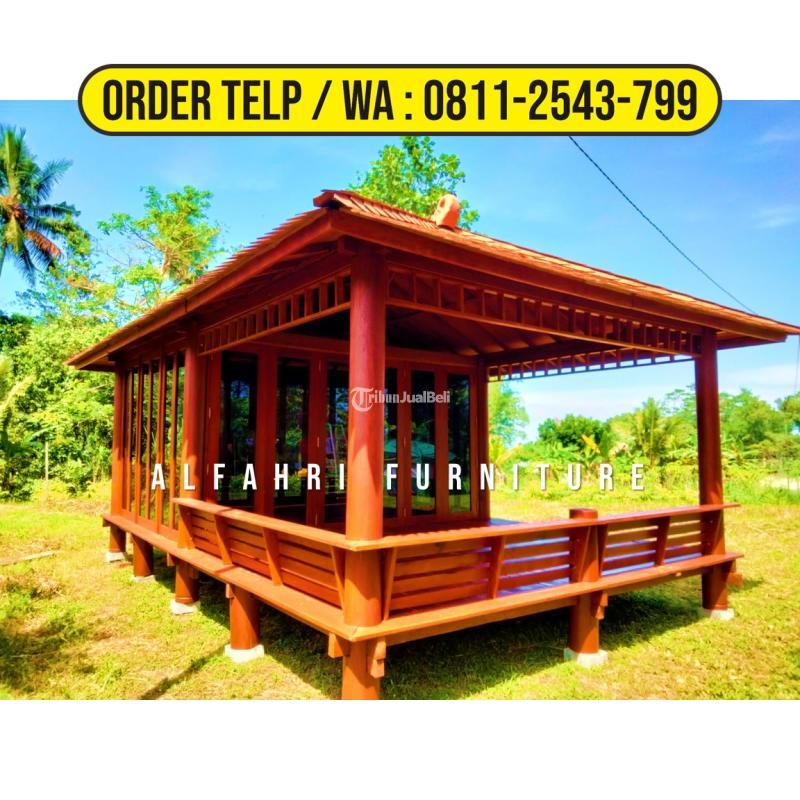 Gazebo Kayu 4x6 Atap Sirap - Rembang Jawa Tengah