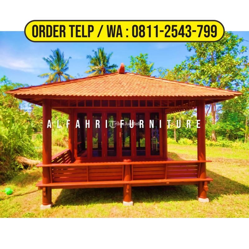 Gazebo Kayu 4x6 Atap Sirap - Rembang Jawa Tengah