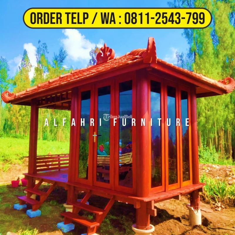 Gazebo Joglo 2x4 Kayu Minimalis - Rembang Jawa Tengah