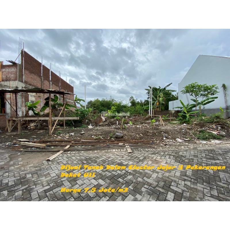 Dijual Tanah Dalam Cluster Jejer 3 Pekarangan Dekat UII LT191 m2 SHM - Sleman Yogyakarta 