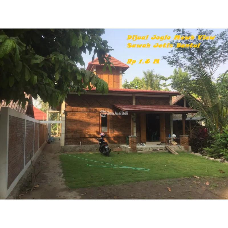 Dijual Rumah Joglo Mewh View Sawah Jetis LT500 SHM - Bantul Yogyakarta 