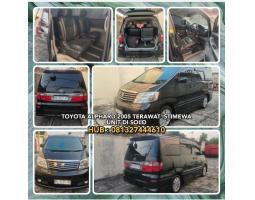 Mobil Toyota Alphard Bekas Tahun 2005 Siap Pakai Warna Hitam - Solo Jawa Tengah 
