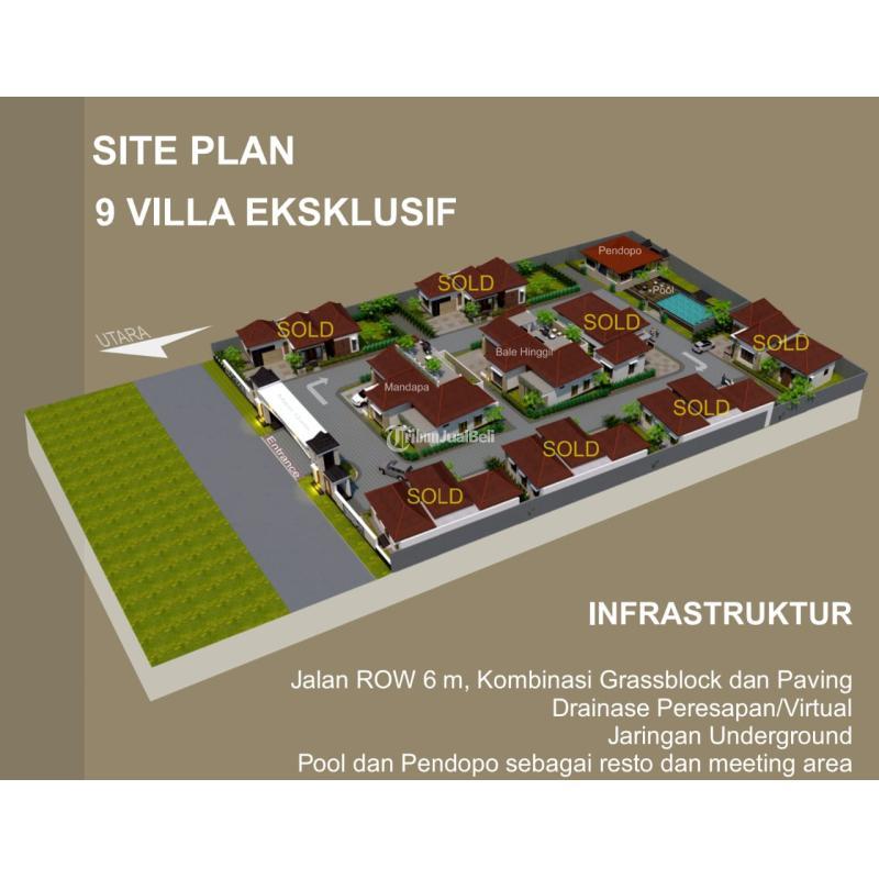 Dijual Vila Mewah LT252 LB102 3KT 2KM Legalitas SHM Siap Huni - Magelang Jawa Tengah