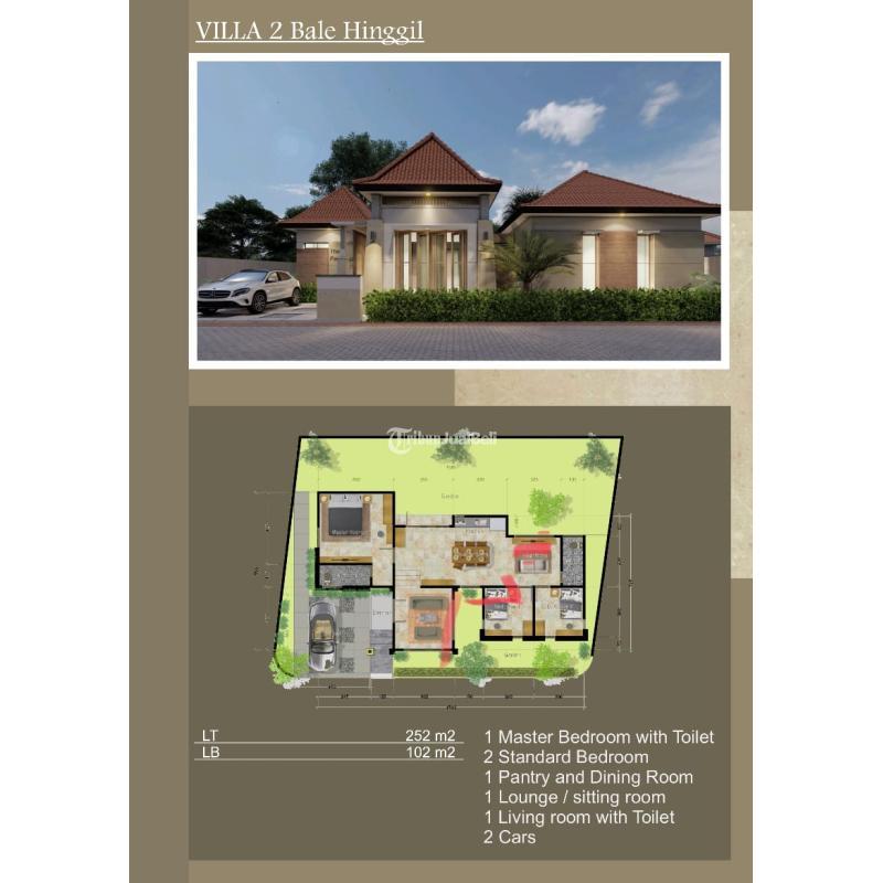 Dijual Vila Mewah LT252 LB102 3KT 2KM Legalitas SHM Siap Huni - Magelang Jawa Tengah