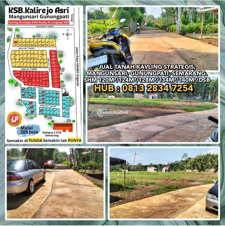 Dijual Tanah Kavling Strategis, Mangunsari, Gunungpati, SHM Murah 120m, 124m - Semarang Jawa Tengah