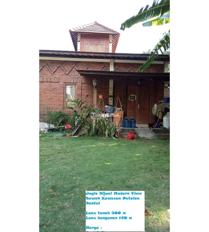 Dijual Rumah Joglo Modern View Sawah Kawasan Patalan - Bantul Yogyakarta 