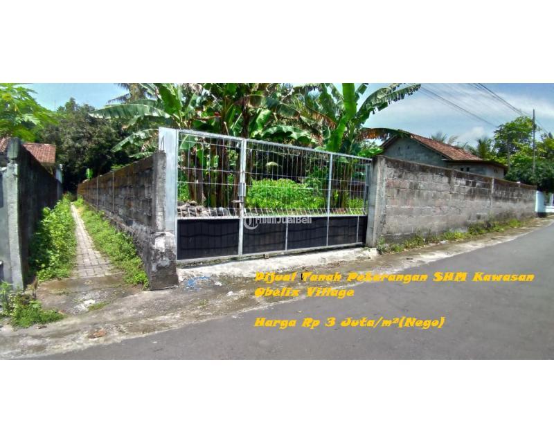 Dijual Tanah Pekarangan SHM Kawasan Obelix Village - Sleman Yogyakarta 