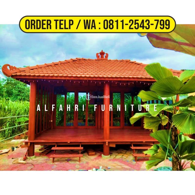 Gazebo Glugu 3x6 Minimalis Dari Kayu - Semarang Kota Jawa Tengah