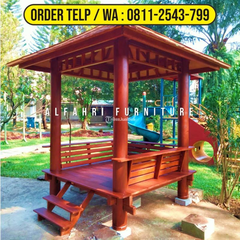 Gazebo Sirap 2x2 Kayu Kelapa Minimalis - Semarang Kota Jawa Tengah