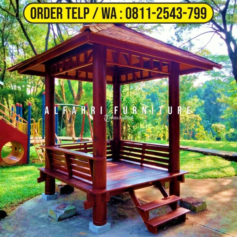 Gazebo Sirap 2x2 Kayu Kelapa Minimalis - Semarang Kota Jawa Tengah