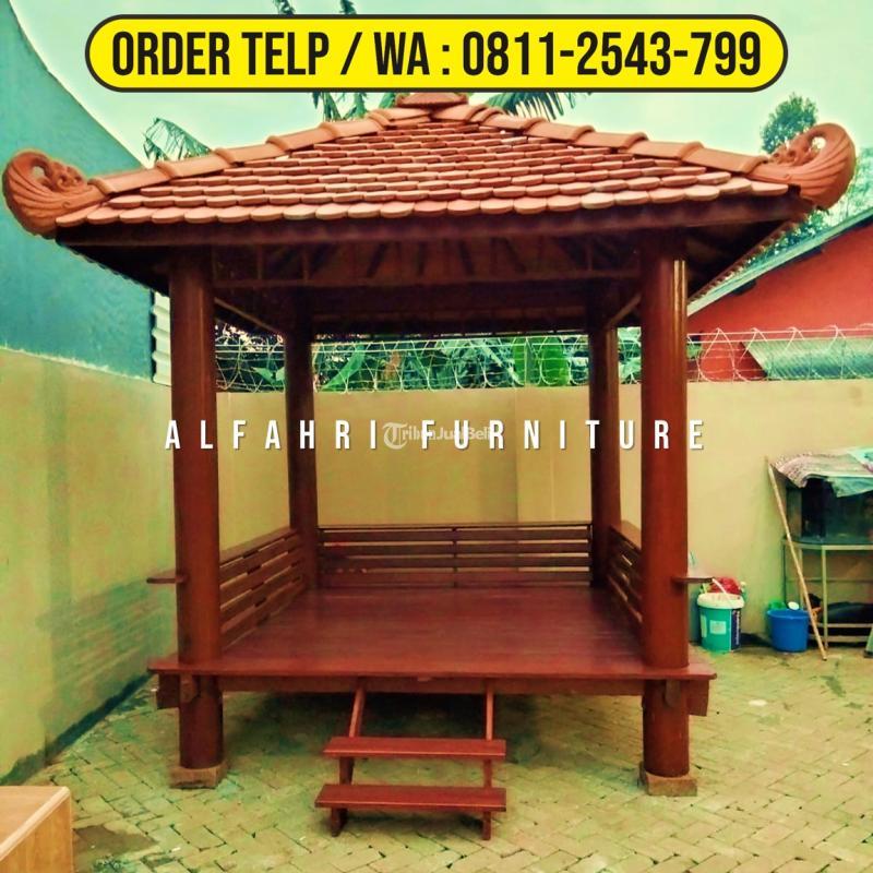 Gazebo Cafe 2,5x2,5 Kayu Minimalis - Semarang Kota Jawa Tengah