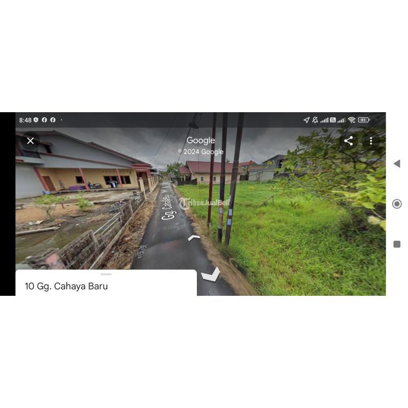 Dijual Tanah Luas 330m2 SHM di Jalan Danau Sentarum Gang Cahaya Baru - Pontianak Kalimantan Barat