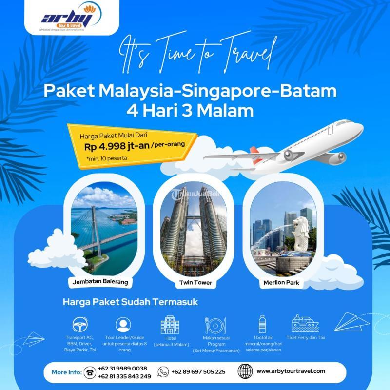 Paket Tour Malaysia, Singapore, Batam 4 Hari 3 Malam - Sidoarjo Jawa Timur