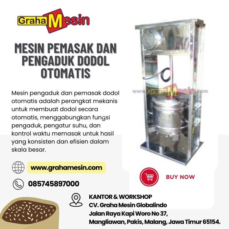 Tercanggih Mesin Pemasak Dan Pengaduk Dodol Otomatis - Malang Jawa Timur