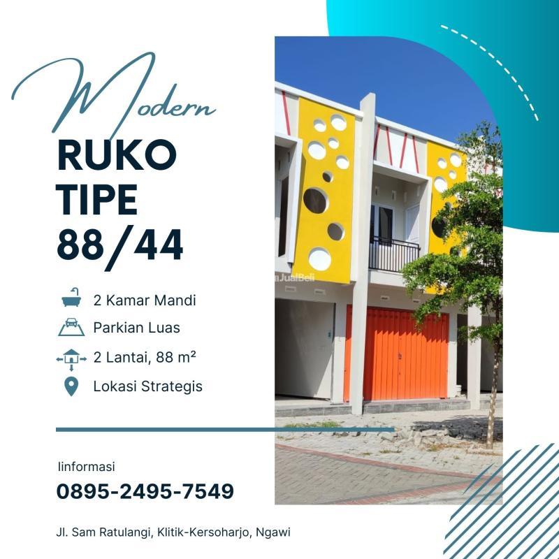 Dijual Ruko Siap Huni Luas 88m2 Bebas Bunga Angsuran Tanpa BI Checking - Ngawi Jawa Timur