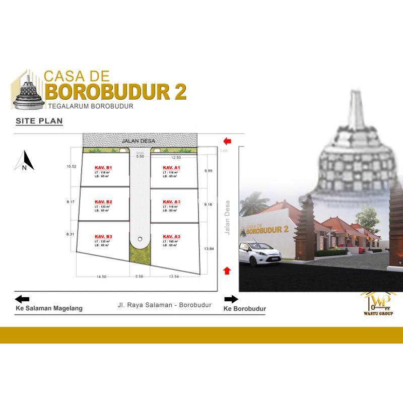 Dijual Rumah LT116 LB65 3KT 2KM Legalitas SHM Lokasi Strategis - Magelang Jawa Tengah