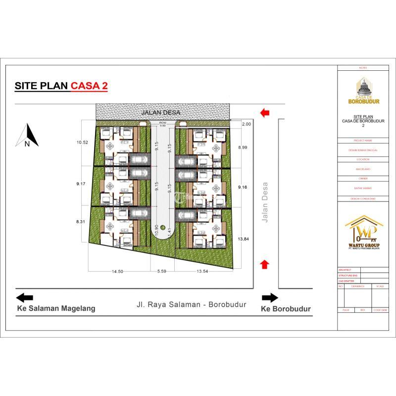 Dijual Rumah LT116 LB65 3KT 2KM Legalitas SHM Lokasi Strategis - Magelang Jawa Tengah
