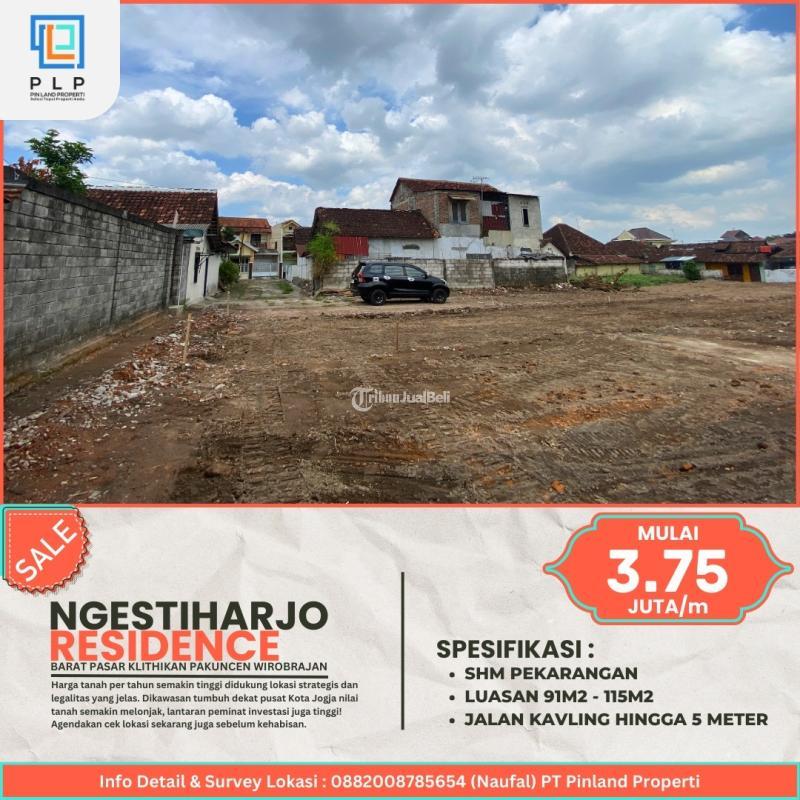 Dijual Tanah Kavling LT91 m2 Legalitas SHM Lokasi Strategis Harga Terjangkau - Yogyakarta