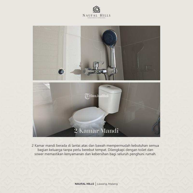 Dijual Rumah dengan Lingkungan Yang Nyaman Dan Tenang Tipe 80 Baru - Malang Jawa Timur