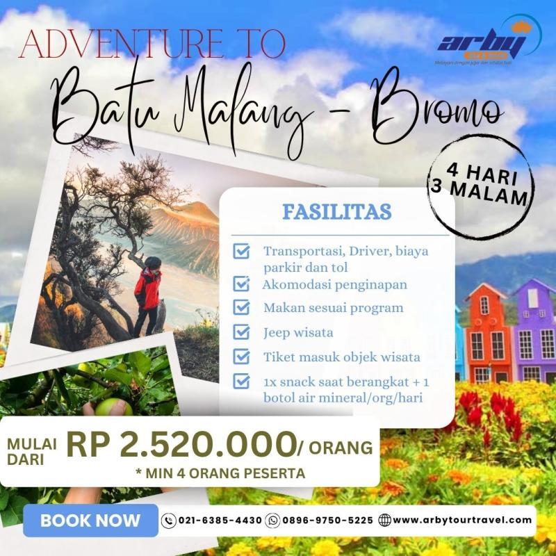 Paket Tour Batu Malang Bromo 4H3M - Jakarta Pusat