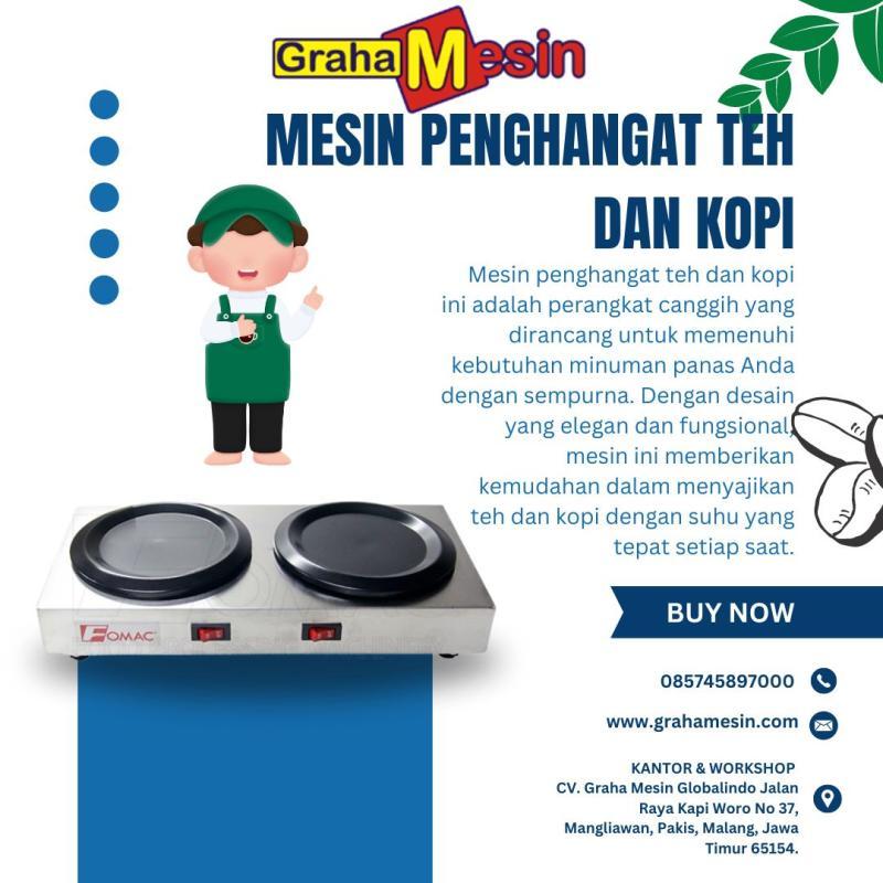 Mesin Penghangat Teh dan Kopi  Coffee Warmer COW-CM2 Fomac -  Malang Jawa Timur