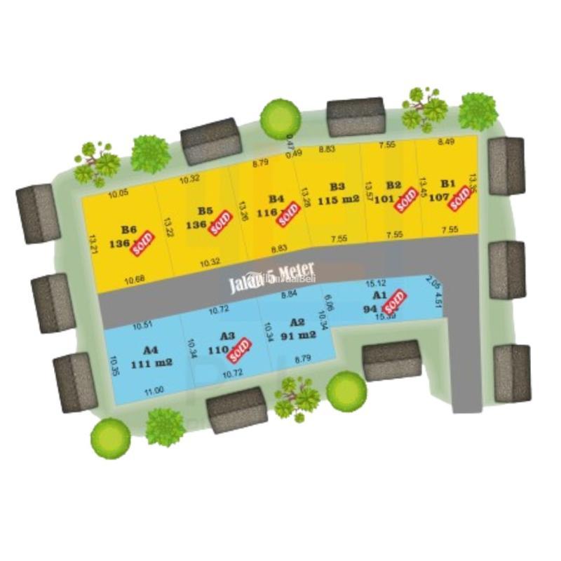 Jual Tanah Luas 91 m2 Shm Promo Mulai 3,75 Juta Per Meter, 700 Meter Dari Jalan Hos Coroaminoto - Bantul Jogja