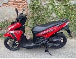 Motor Honda Vario Techno 125 Bekas Warna Merah Mulus 2016 - Banda Aceh 