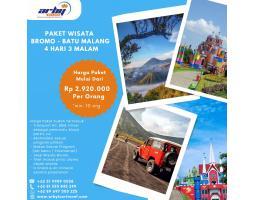 Paket Wisata Bromo Batu Malang 4 Hari 3 Malam - Sidoarjo Jawa Timur 