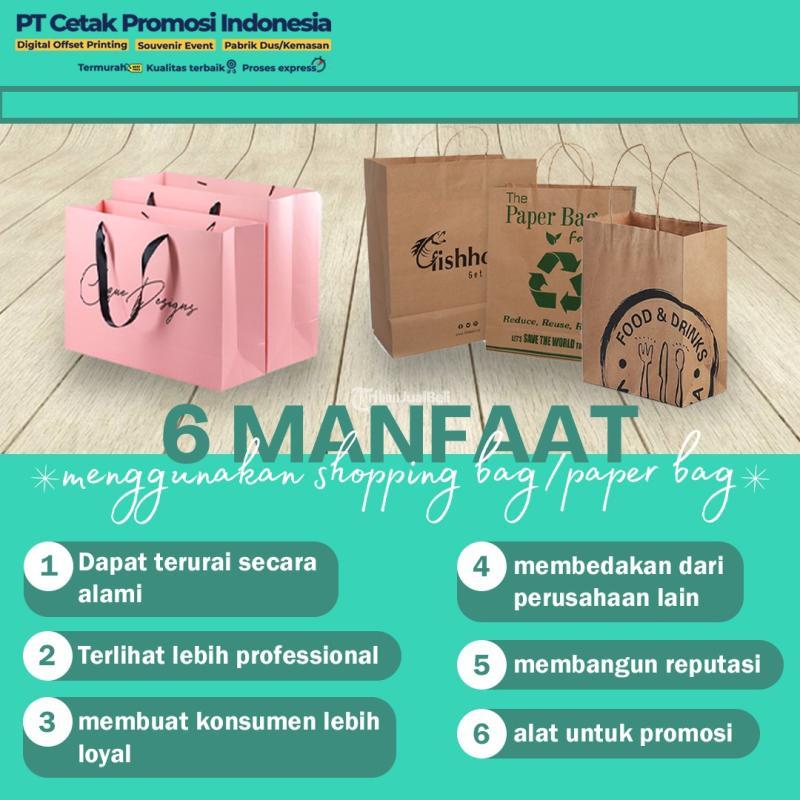 Cetak Shopping Bag Kecil Paper Bag Lucu dan Unik Custom Terdekat - Surabaya Jawa Timur