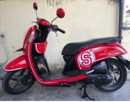 Motor Honda Scoopy Sporty Tahun 2015 Merah Mulus Halus - Karangasem Bali