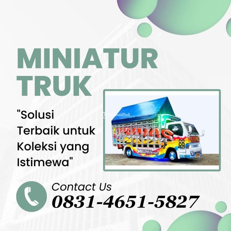Toko Miniatur Truk Canter Dari Kayu - Malang Jawa Timur