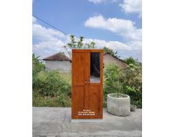 Pengrajin Model Lemari Pakaian 2 Pintu Dari Kayu - Yogyakarta