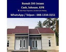 Dijual Rumah Murah  Dekat Poltekkom LT60 LB32 2KT 1KM Legalitas SHM - Malang Jawa Timur 