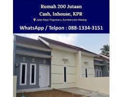Dijual Rumah Murah  Dekat Poltekkom LT60 LB32 2KT 1KM Legalitas SHM - Malang Jawa Timur 