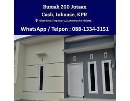 Dijual Rumah Murah Dekat Pasar Induk Gadang LT60 LB32 2KT 1KM Legalitas SHM - Malang Jawa Timur 