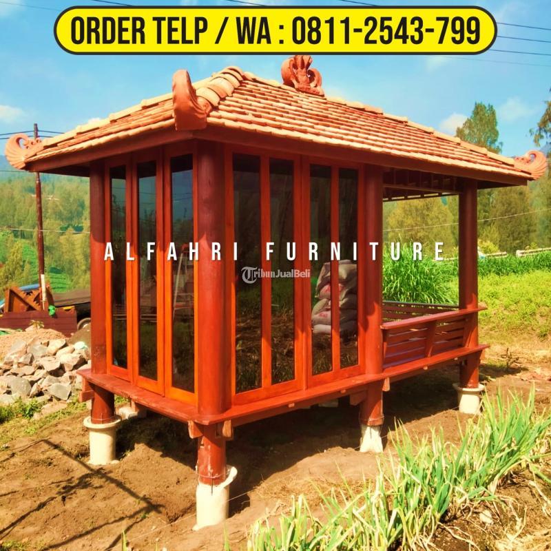 Gazebo Joglo 2x4 Kayu Minimalis - Wonosobo Jawa Timur