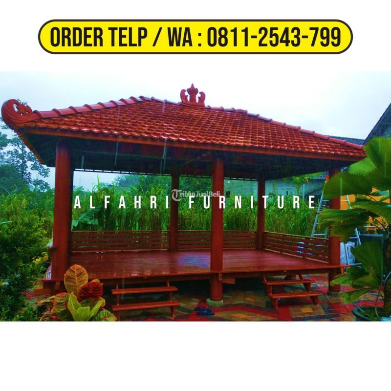 Gazebo Taman 3x6 Kayu Kelapa - Wonosobo Jawa Tengah