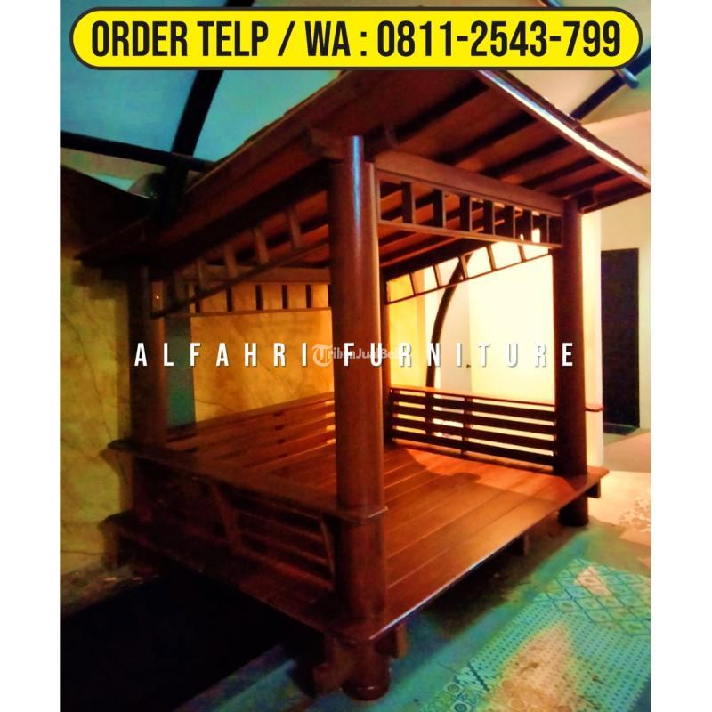Gazebo Restaurant 2x3 Minimalis Kayu Glugu - Wonosobo Jawa Tengah