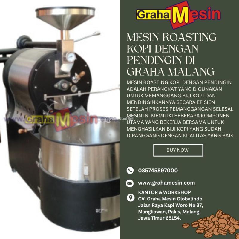 Mesin Roasting Kopi Dengan Pendingin kapasitas 15 kg Di Graha - Malang Jawa Timur 