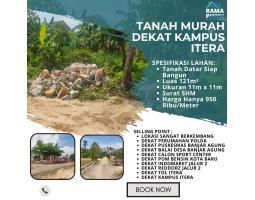Dijual Tanah Murah Luas 121m2 Surat SHM di Itera Lampung - Bandar Lampung