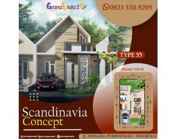 Jual Rumah Baru Tipe 55 dalam Perumahan Grand Viola Town House - Ponorogo Jawa Timur 