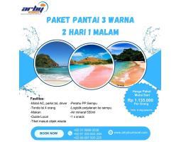 Paket Wisata Pantai 3 Warna 2 Hari 1 Malam - Sidoarjo Jawa Timur 