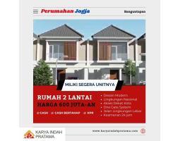 Dijual Rumah Cantik Modern Luas 75m2 Tipe 60 2KT 1KM SHM, 10 Menit Kampus UAD, Kotagede, Giwangan, Bisa KPR, SHM - Yogyakarta