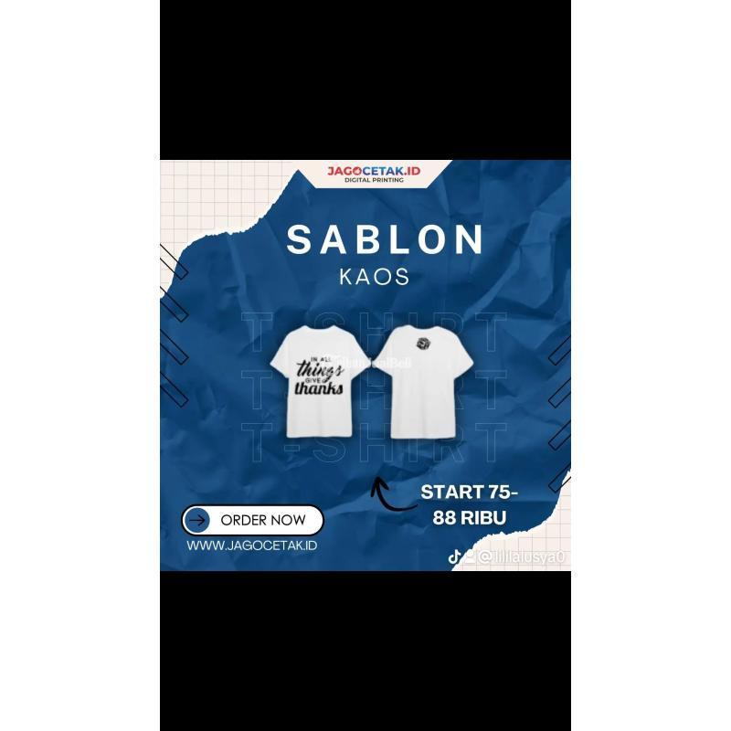 Sablon Kaos Impian Berkualitas dan Unik - Sidoarjo Jawa Timur