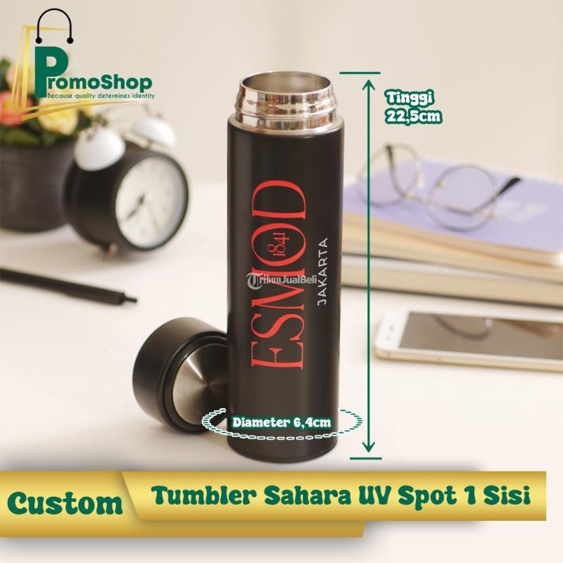 Tumbler Kopi Tahan Panas Sahara UV Spot 1 Sisi Percetakan Terdekat - Surabaya Jawa Timur
